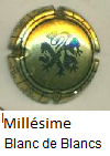 Capsule de la Millésimé Blanc de Blancs